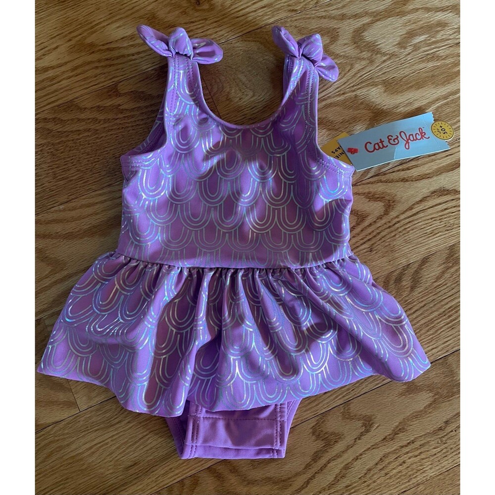 Baby Girl Cat & Jack Swimsuit - NWT - Size 12 Months